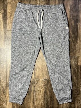 Vuori Performance Jogger Pants Women's Large Ankle Heather Gray DreamKnit Lounge